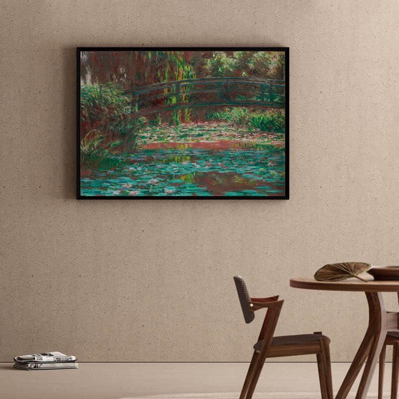 Buy Water Lily Pond By Claude Monet - Black Frame Wall Art & Paintings from Vaaree