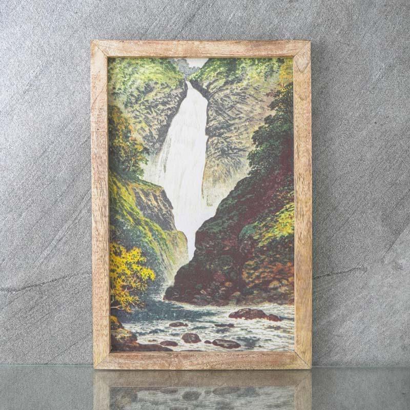 Wall Art & Paintings - Waterfall Scenery Canvas Painting