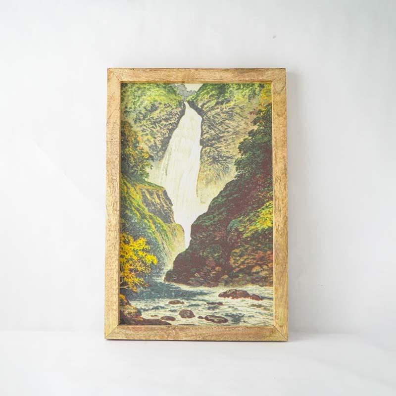 Wall Art & Paintings - Waterfall Scenery Canvas Painting