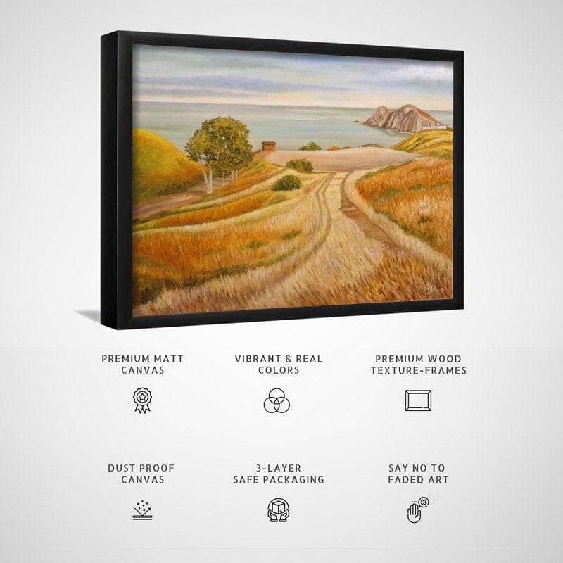 Buy Wherever You May Be Wall Painting - Black Frame Wall Art & Paintings from Vaaree