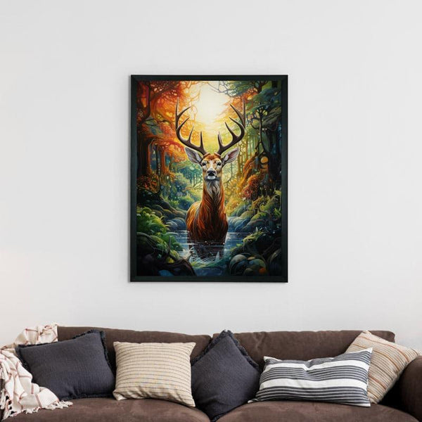 Buy Wild Deer Wall Art Wall Art & Paintings from Vaaree