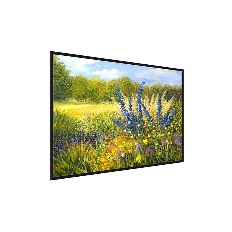 Wall Art & Paintings - Wild Flowers Canvas Painting - Black Frame