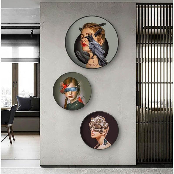 Wall Art & Paintings - Women In Nature Wall Art - Set Of Three