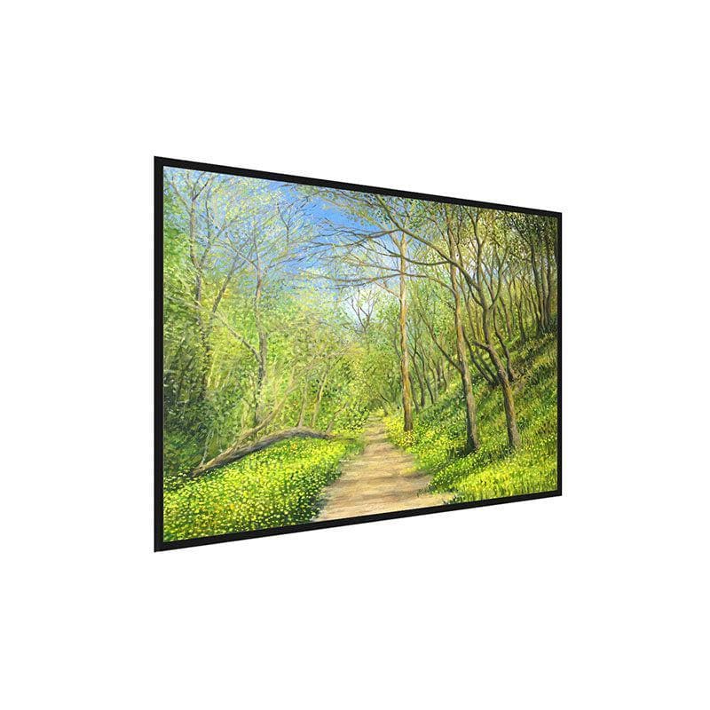 Wall Art & Paintings - Yellow Scent Wall Painting - Black Frame