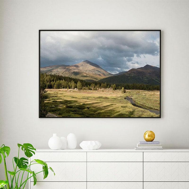 Wall Art & Paintings - Yosemite National Park Wall Painting - Black Frame