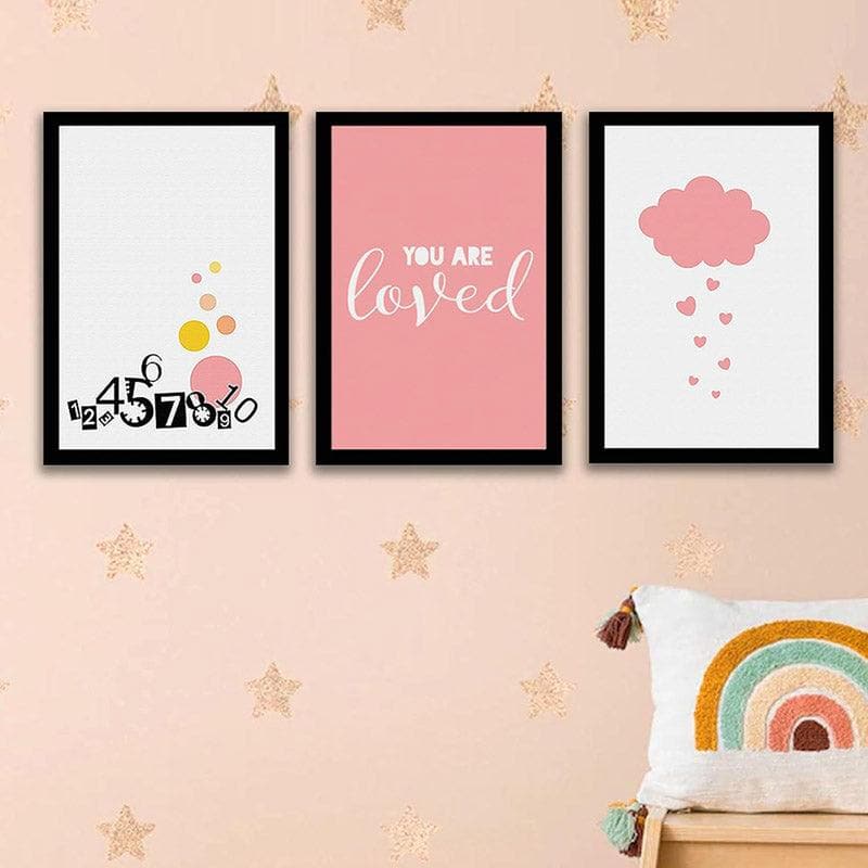 Wall Art & Paintings - You Are Loved Wall Art - Set Of Three