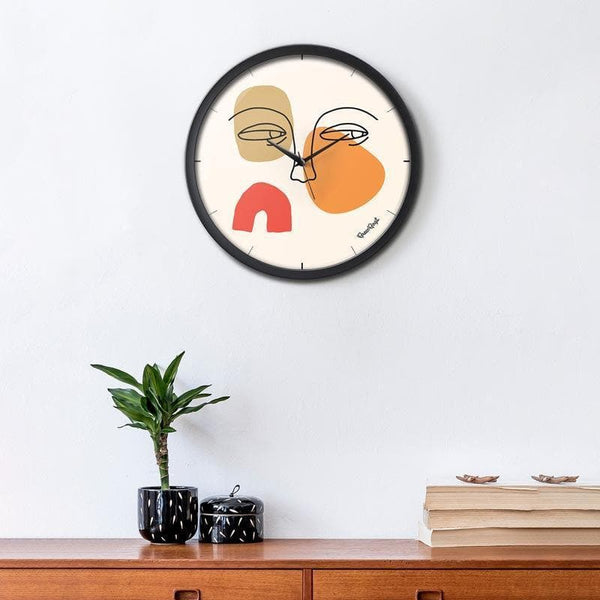 Wall Clock - Abstract Faces Wall Clock