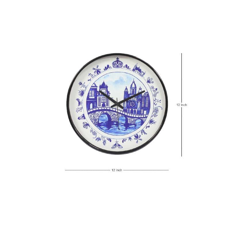 Wall Clock - Blue City Wall Clock