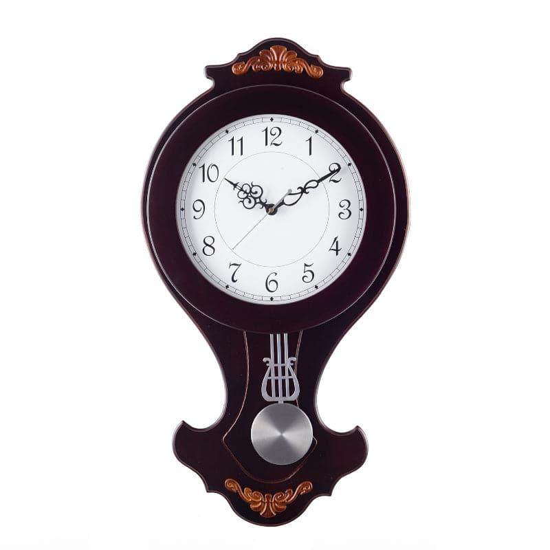 Wall Clock - Brena Wall Clock - Chocolate Brown