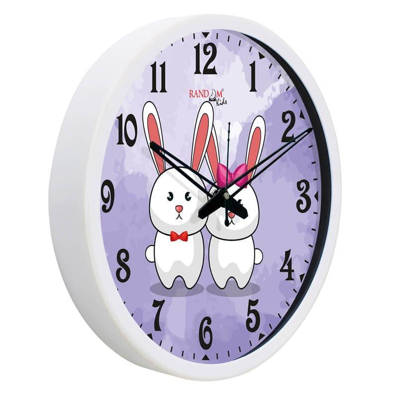 Buy Bunny Couple Wall Clock Wall Clock from Vaaree