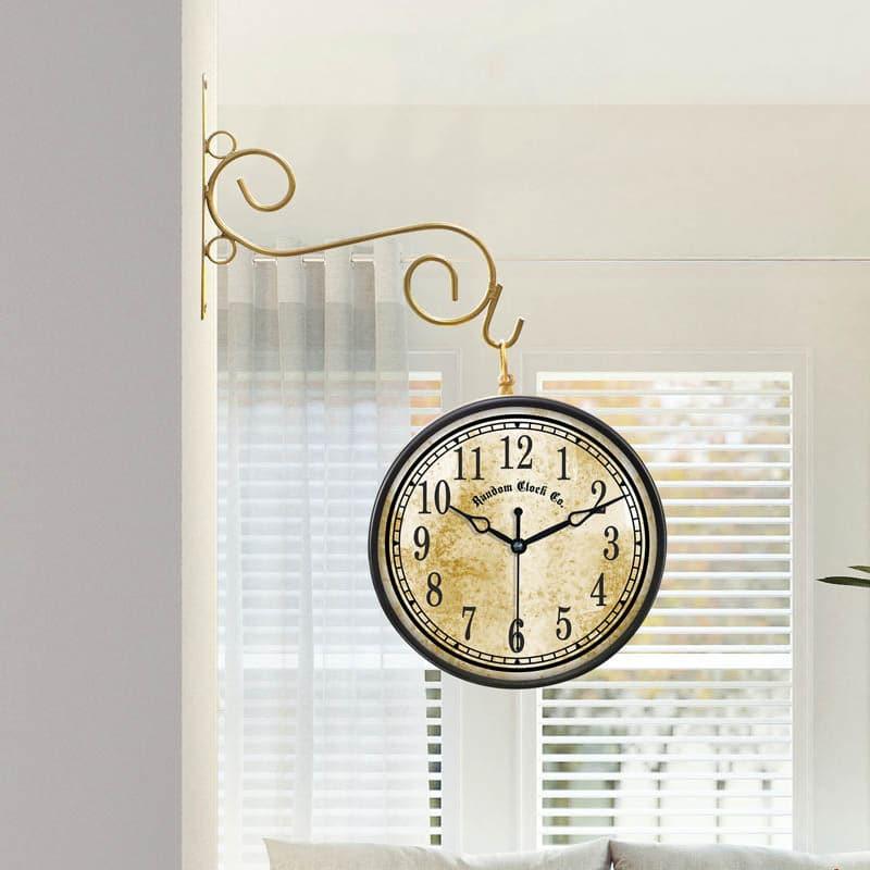 Wall Clock - Caden Vintage Station Clock