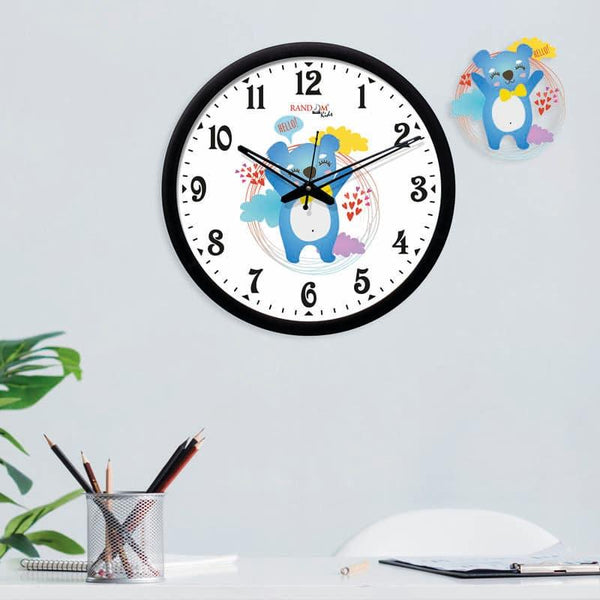 Buy Wall Clock - Caring Koala Wall Clock - Black at Vaaree online