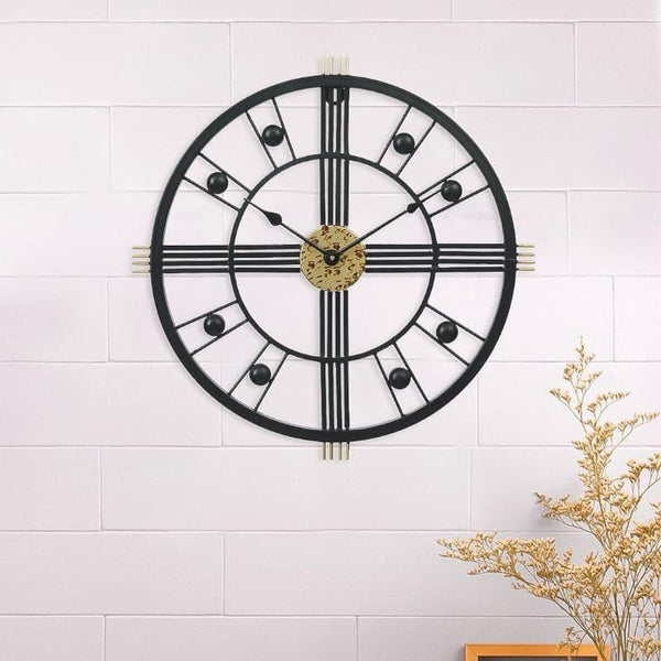 Buy Wall Clock - Cayman Wall Clock - Black at Vaaree online
