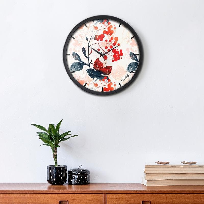 Buy Cherry Floats Wall Clock Wall Clock from Vaaree