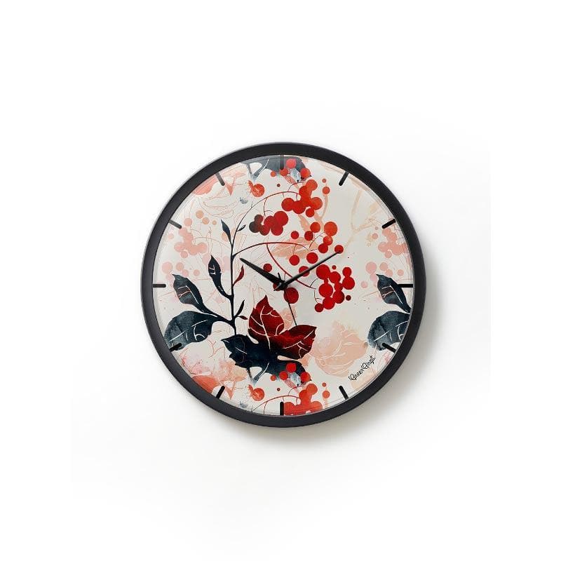 Buy Cherry Floats Wall Clock Wall Clock from Vaaree