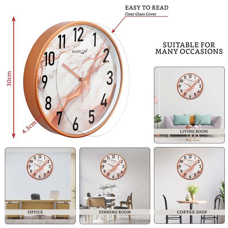 Buy Chic Rosegold Wall Clock Wall Clock from Vaaree