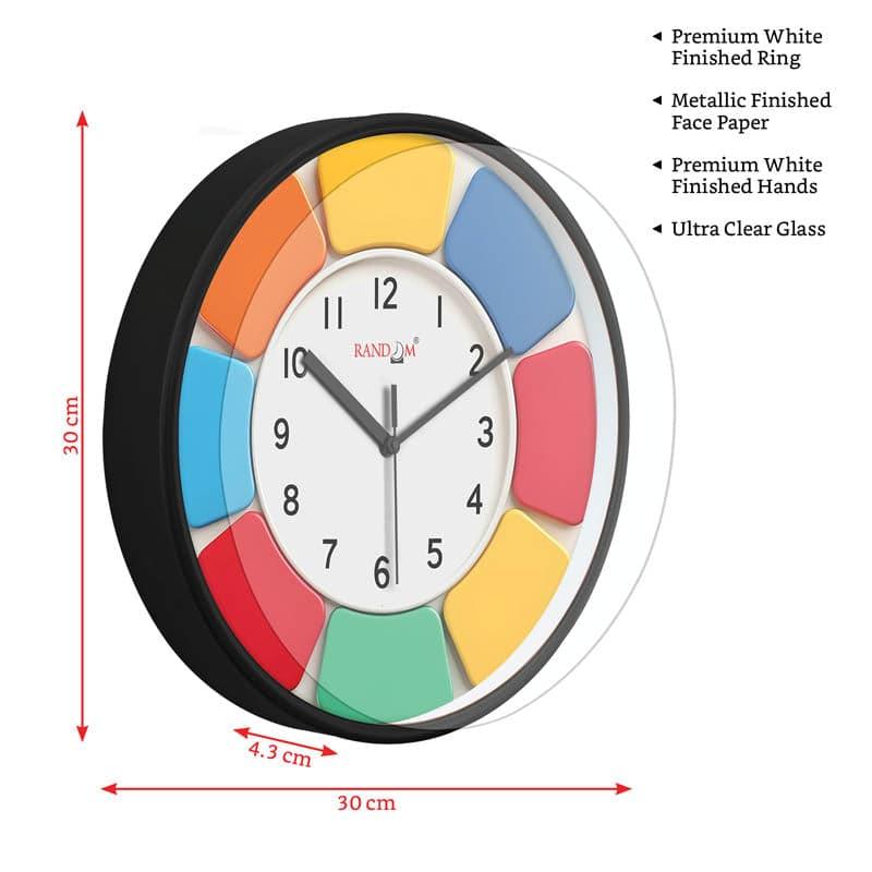 Buy Wall Clock - Color Flora Wall Clock at Vaaree online