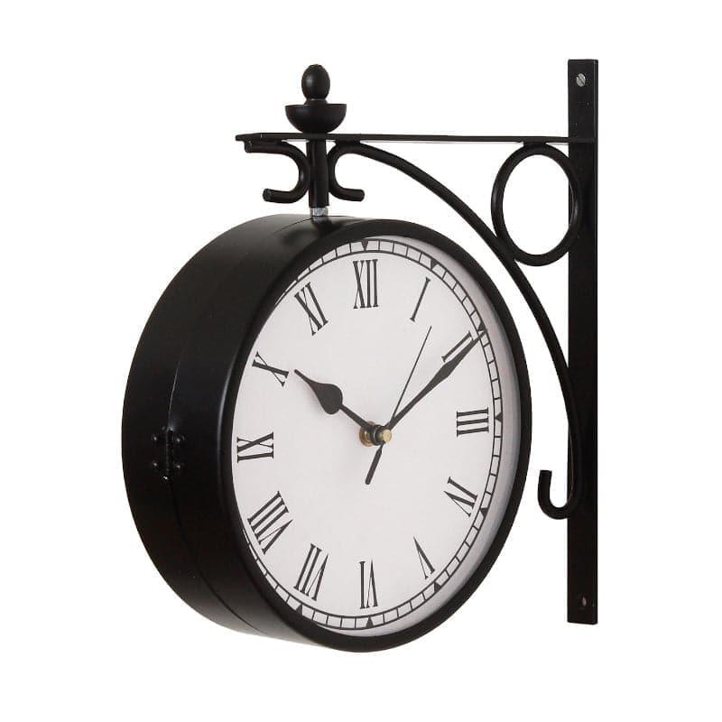 Wall Clock - Delno Vintage Wall Clock - Black