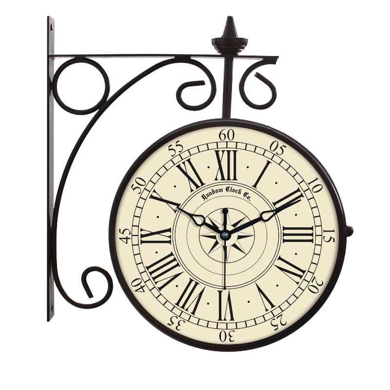 Buy Double Delight Vintage Clock Wall Clock from Vaaree