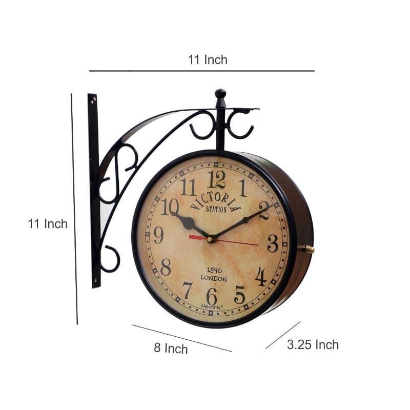 Wall Clock - Edward Vintage Station Wall Clock