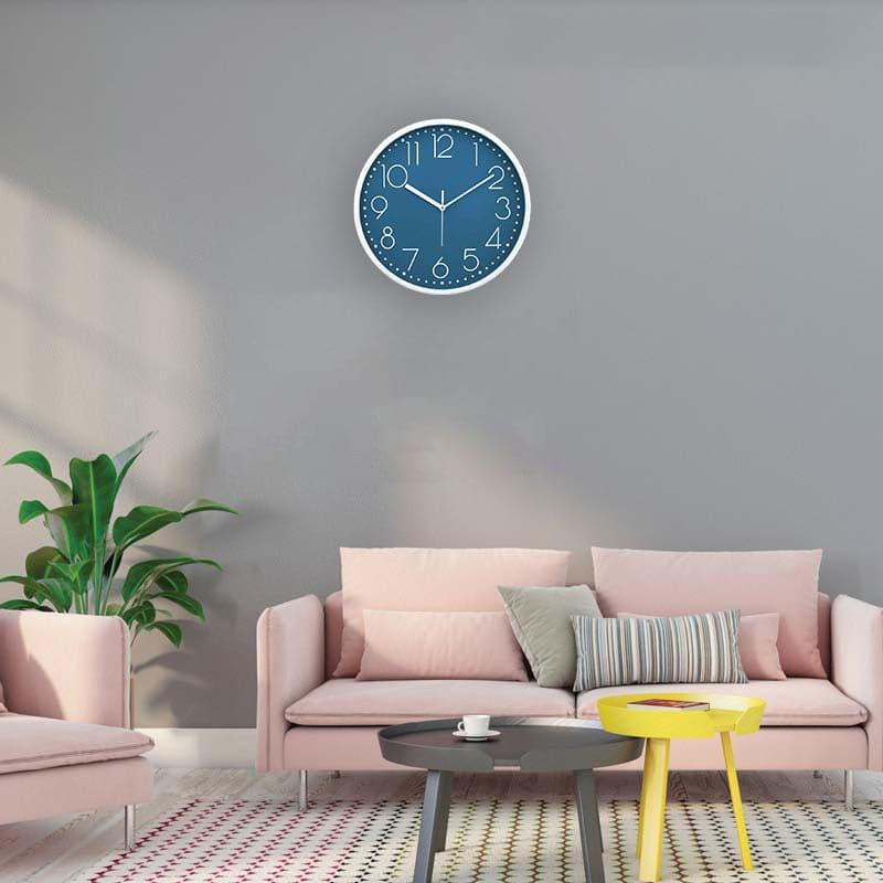 Buy Elementary Wall Clock - Azure Wall Clock from Vaaree