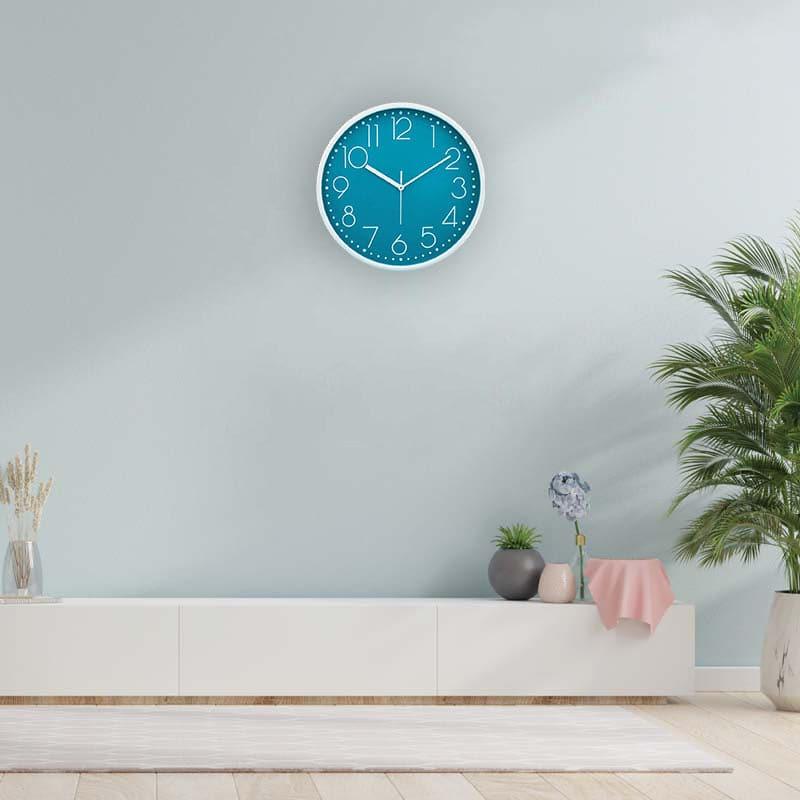 Wall Clock - Elementary Wall Clock - Cerulean