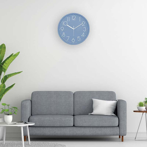 Wall Clock - Elementary Wall Clock - Dusty Blue