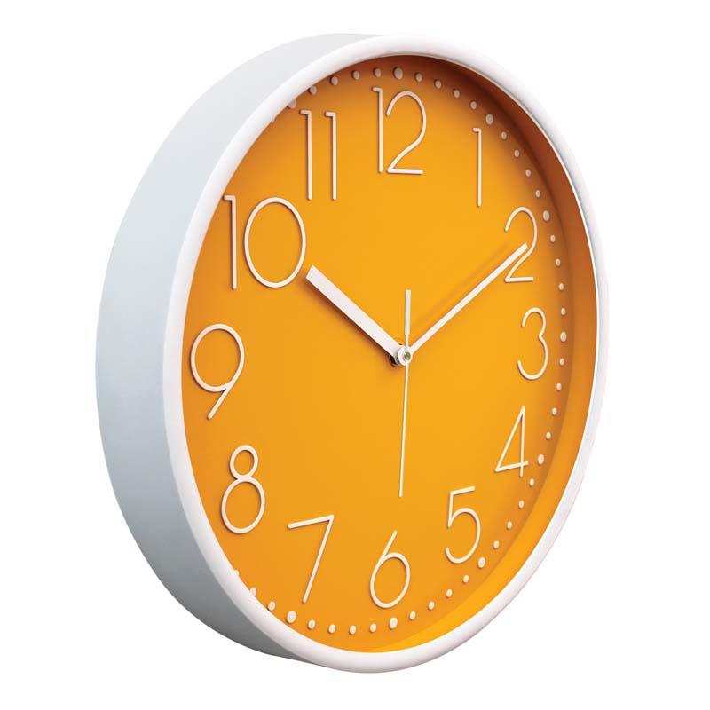 Wall Clock - Elementary Wall Clock - Mustard