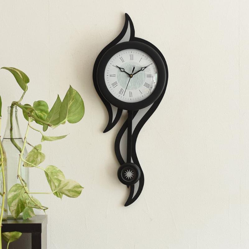 Wall Clock - Flamera Wall Clock - Black