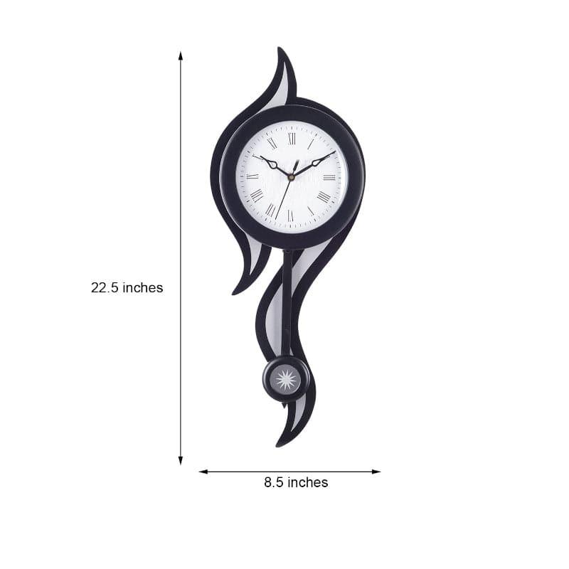 Wall Clock - Flamera Wall Clock - Black