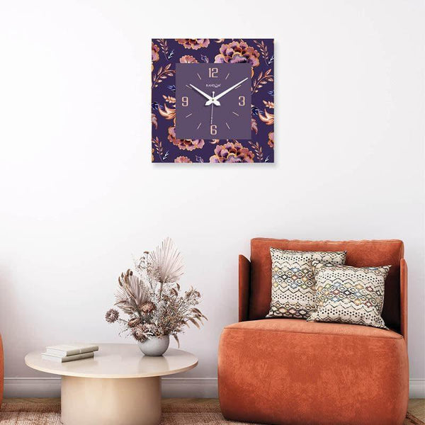 Buy Wall Clock - Flora Fine Wall Clock at Vaaree online