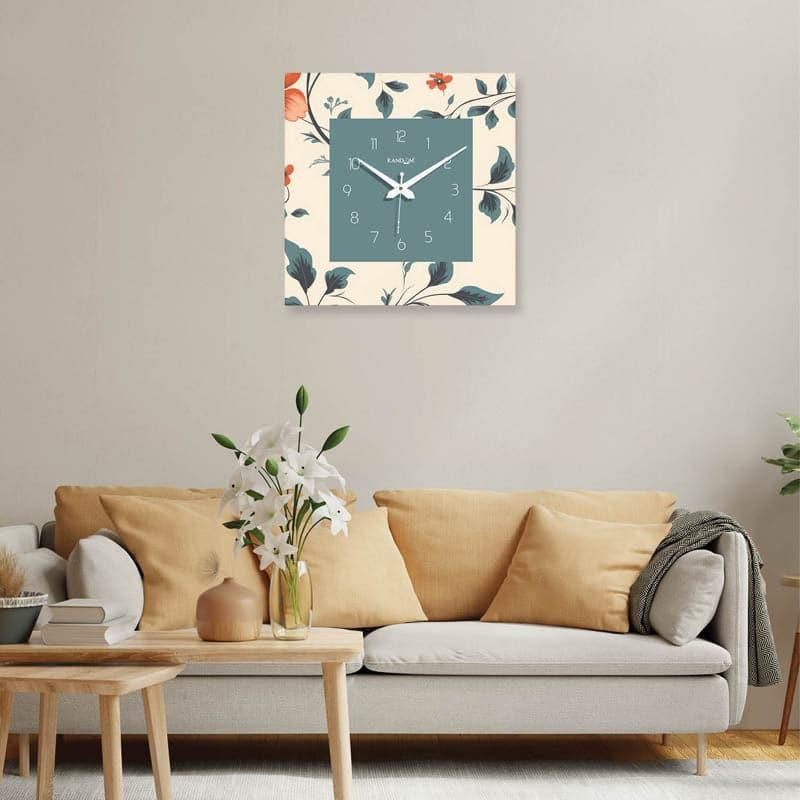 Wall Clock - Floral Spread Wall Clock