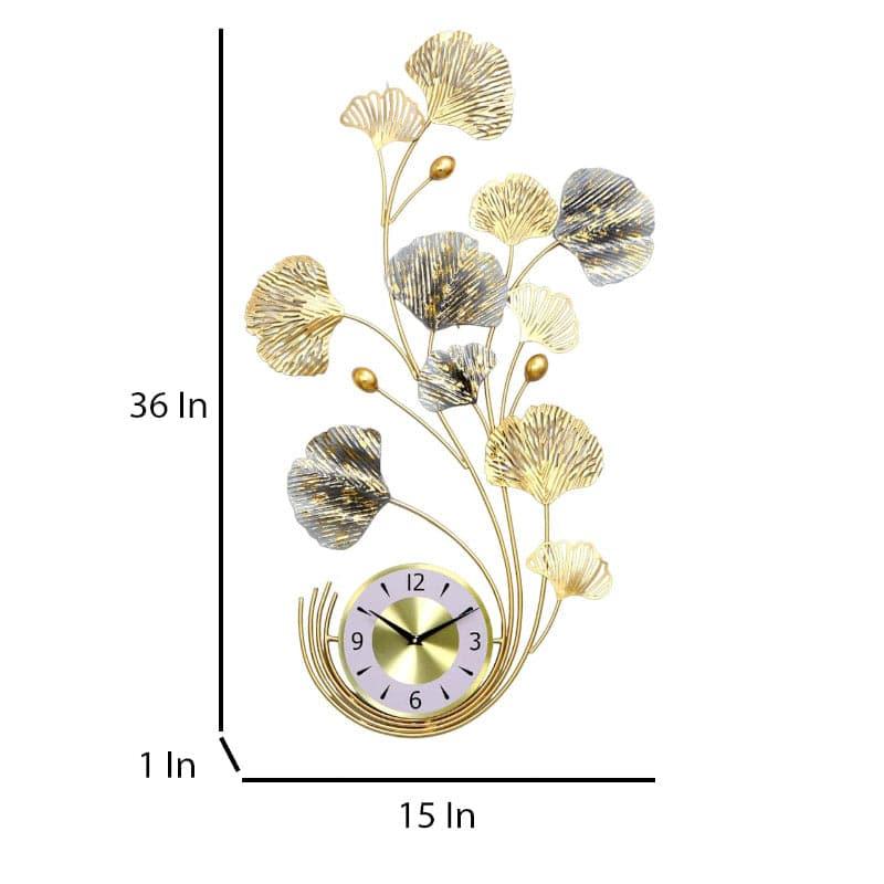 Buy Floral Tune Wall Clock Wall Clock from Vaaree