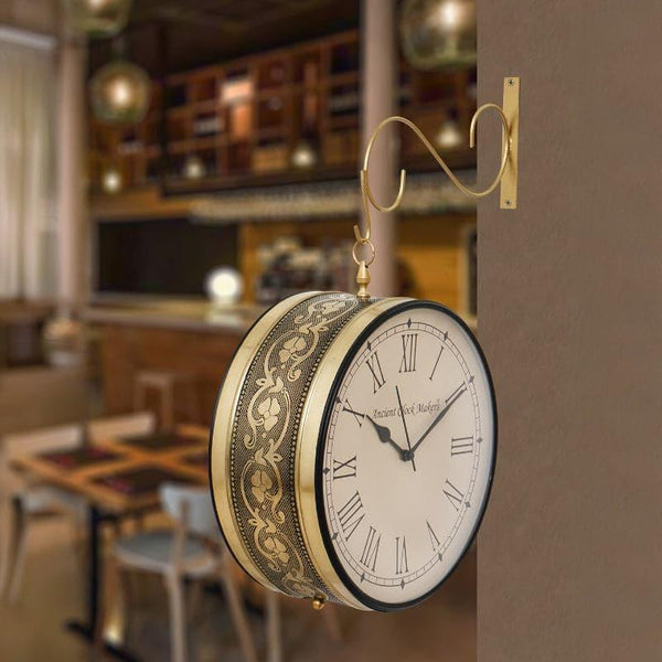 Wall Clock - Frima Vintage Wall Clock - Gold