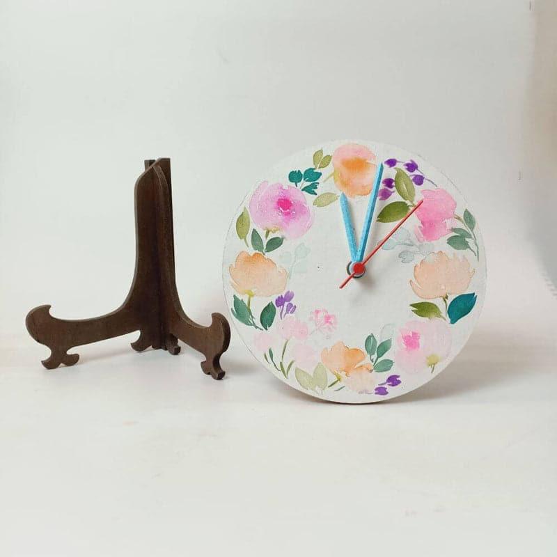 Buy Wall Clock - Frispa Bouquet Table Clock at Vaaree online