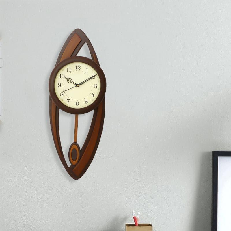 Wall Clock - Globa Wall Clock - Chocolate Brown