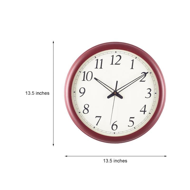 Wall Clock - Gosera Round Wall Clock - Dark Brown