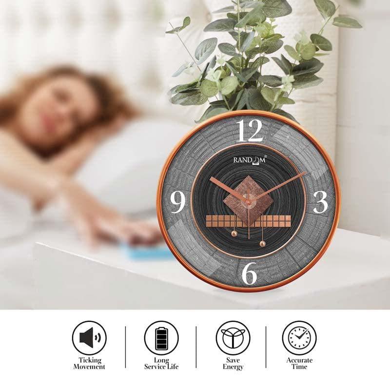 Wall Clock - Grey and Black Wall Clock