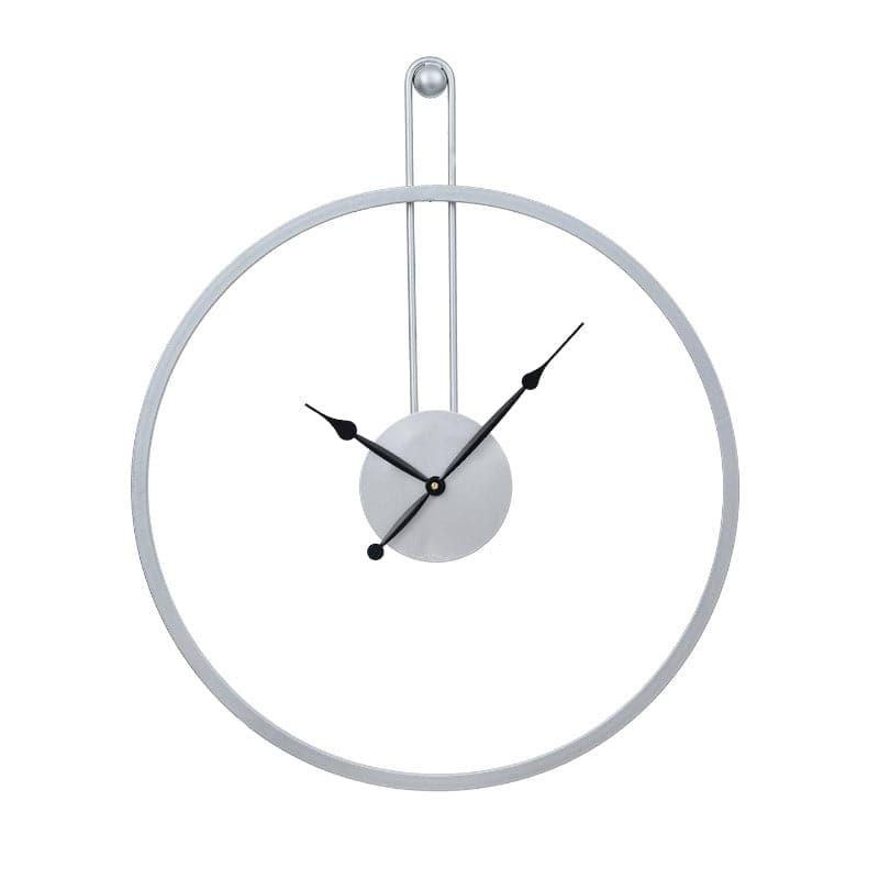 Wall Clock - Hake Round Wall Clock - Silver