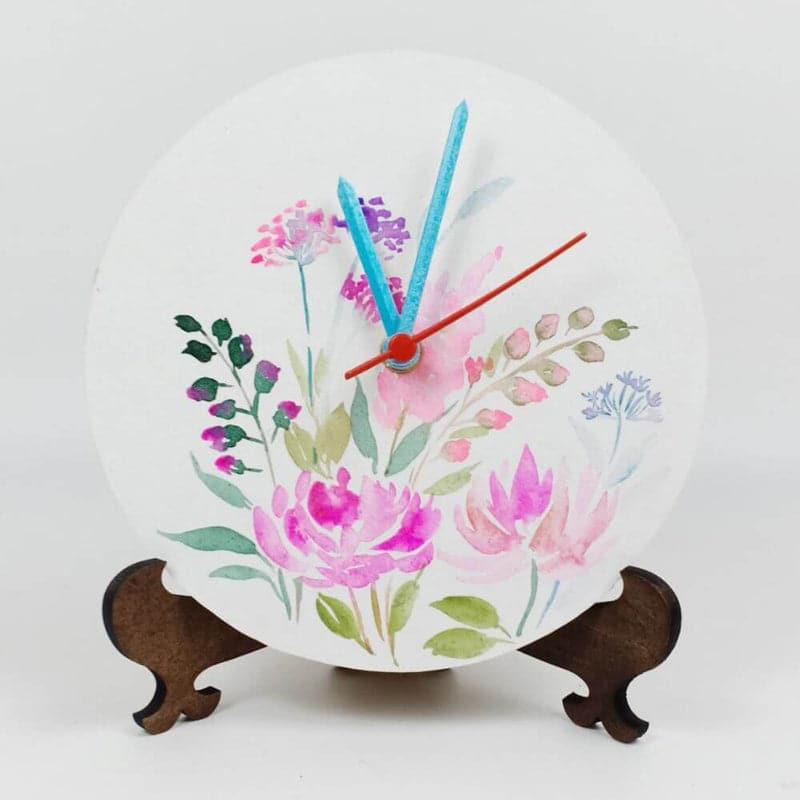 Buy Wall Clock - Hena Flora Table Clock at Vaaree online