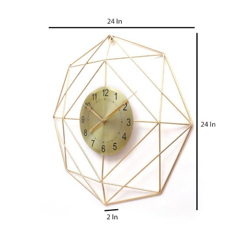 Buy Hexagon Hora Wall Clock Wall Clock from Vaaree