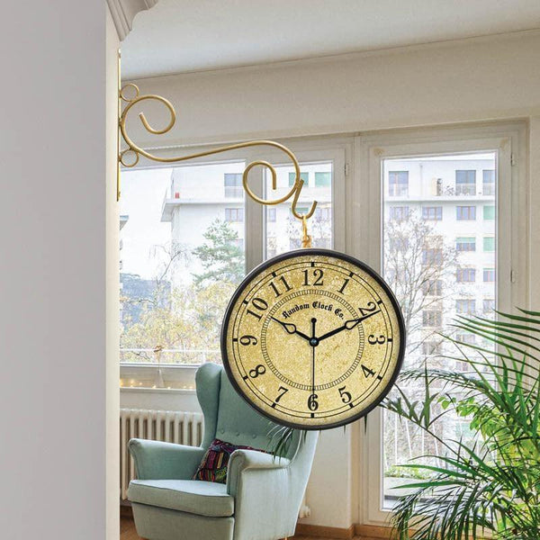 Wall Clock - Hutton Vintage Station Clock