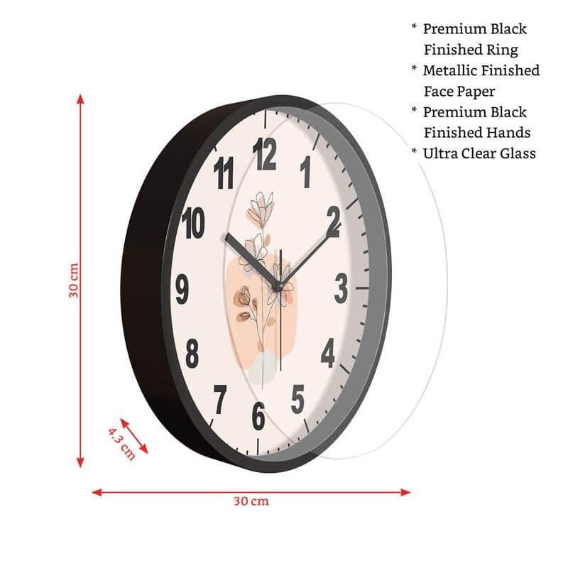 Buy Wall Clock - Josh Gardenia Wall Clock at Vaaree online