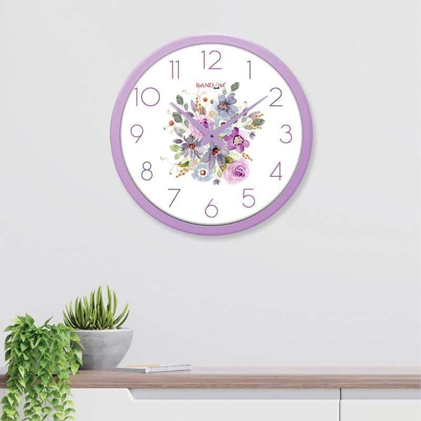 Wall Clock - Lavender Plush Wall Clock