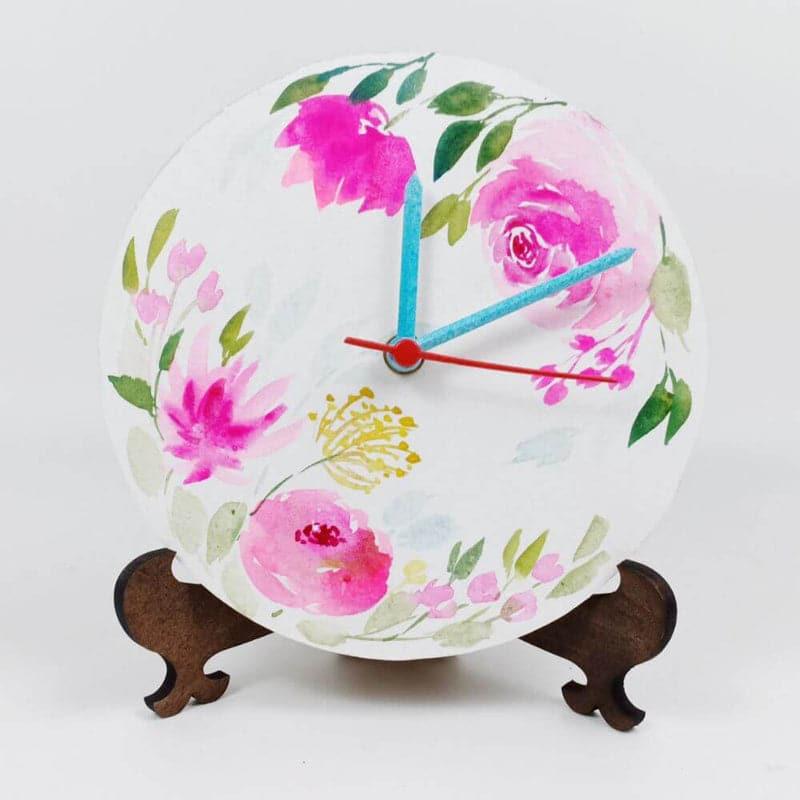 Buy Magica Blossom Table Clock Table Clock from Vaaree