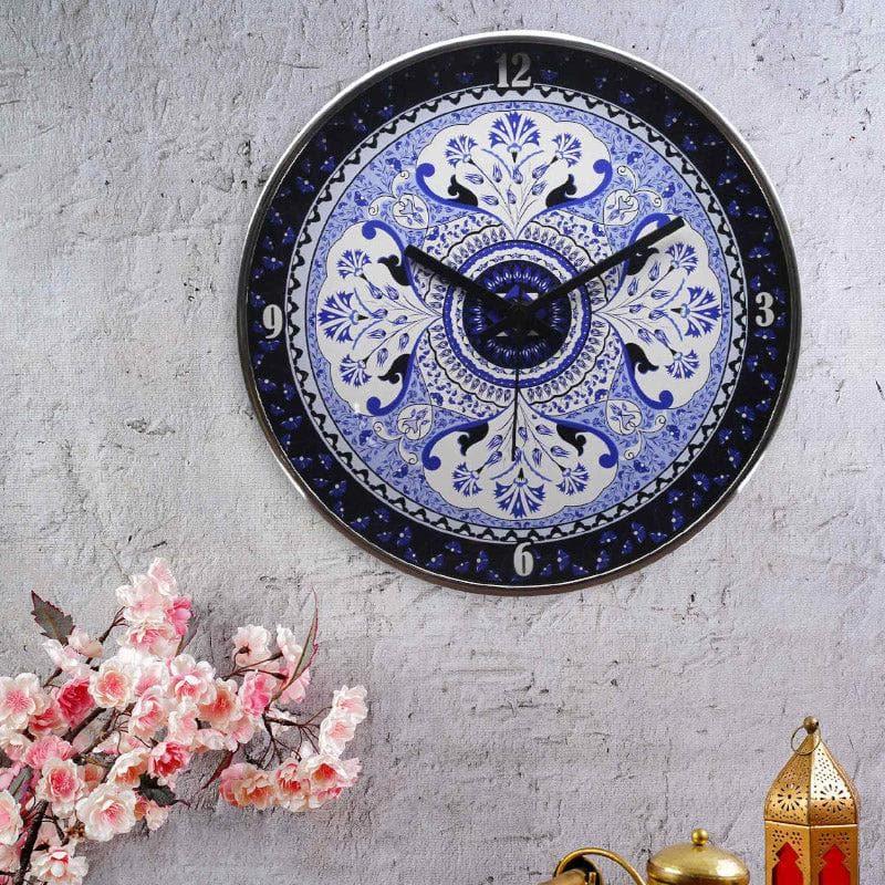 Buy Mandela Tale Wall Clock - Blue Wall Clock from Vaaree