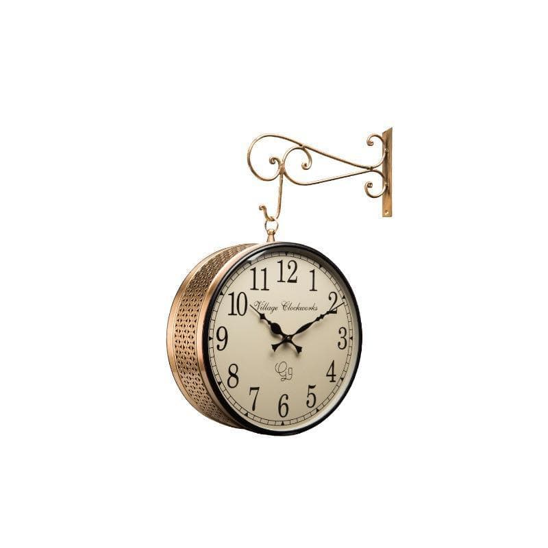 Wall Clock - Maximilian Station Clock (10 inch) - Gold