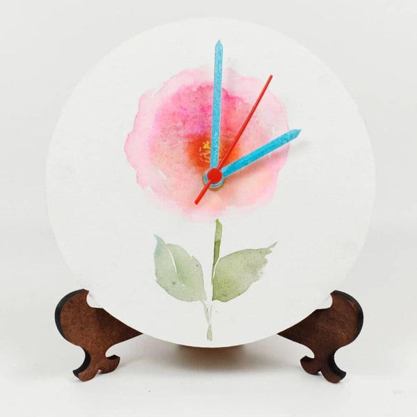 Table Clock - Mercy Flora Table Clock