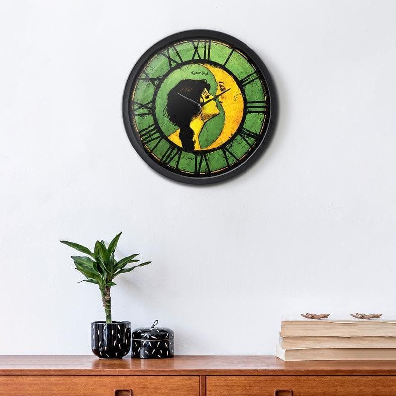 Buy Moonkiss Wall Clock Wall Clock from Vaaree