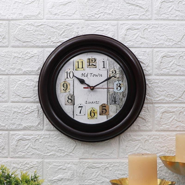 Wall Clock - Newspaper Chips Retro Wall Clock